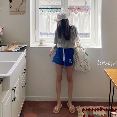 loverosie/146. running tape shorts  3XL