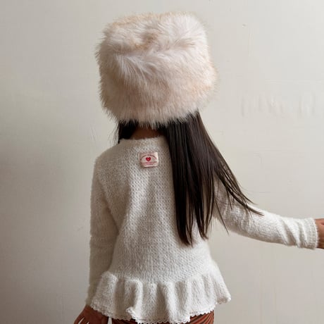ellymolly/45. snow flower fril T-shirt 13-15
