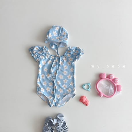 mybebe/5. shirring swimsuit S-L