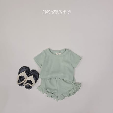 soybean/81. plan ) fresh fril updown set XS-XL
