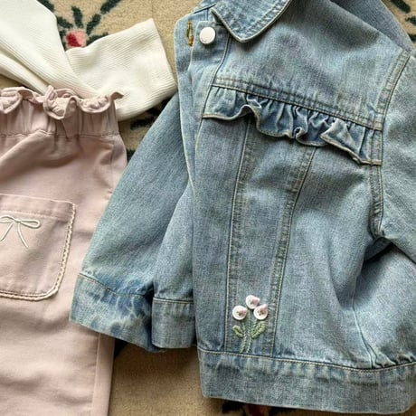 aiai/11. little blue denim jacket 90-130