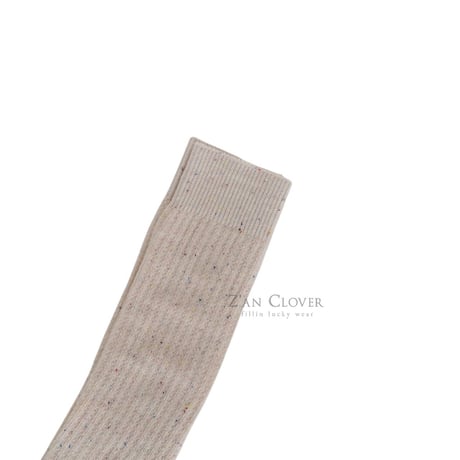 zanclover/4. plain over knee socks M(160-180)-XL(220-240)