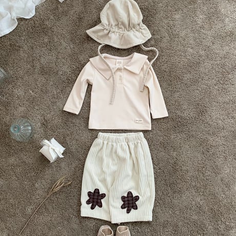 bebeholic/34. collar T-shirt S(3-6M)-XL(18-24M)
