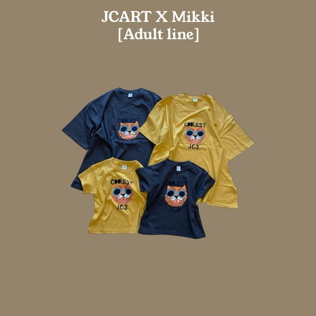 mikki/20. sunglasses tiger half t T-shirt S-XL