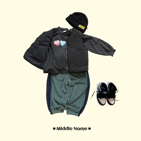 middlename/48. terry two color jogger pants JS-JM