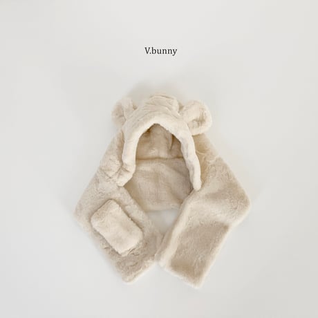 vbunny/89. bear muffler FREE(42CM-48CM)