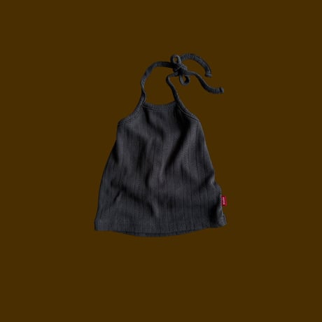 pepper/11. knit ailet holter sleeveless XS-XL