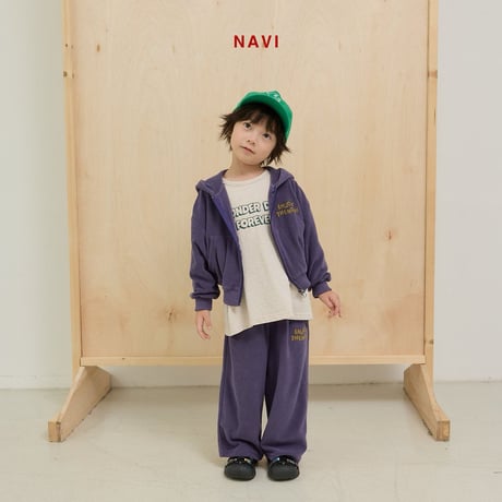 navi/50. flower hood zipup S-XL