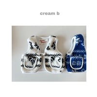 creambbang/13. snow flower pogri vest XS-XL