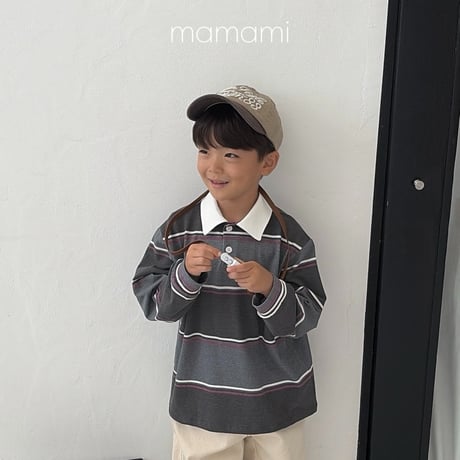 mamami/44. mood collar T-shirt XS-XL
