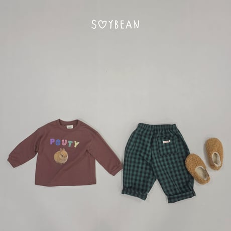 soybean/102. plan gri bunny T-shirt JS-JM