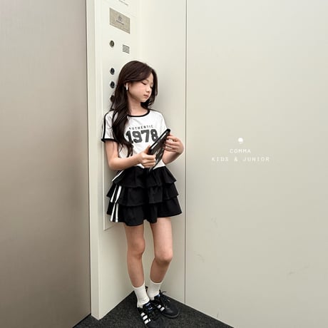 comma/190. 1978 two color T-shirt 110-130