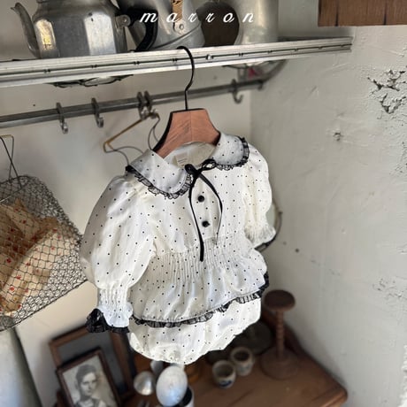 marron/51. dot suit 6M-18M