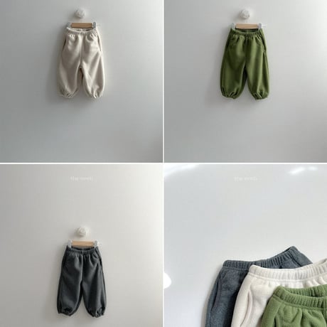 minirobe/10. Teddy jogger pants S-XL