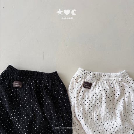 lalaland/50. b dot sausage pants 6M-18M