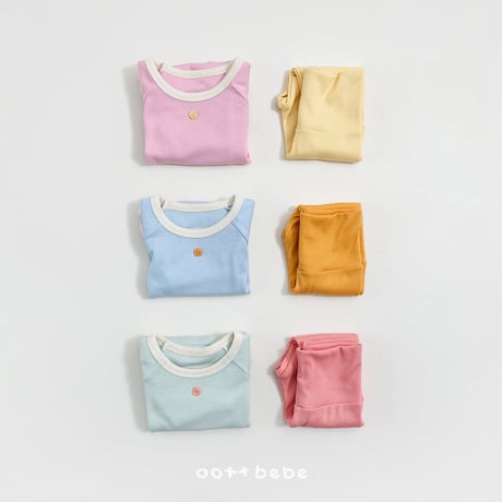 oottbebe/7. picnic ( modal golgi ) suit S(0-6M)-M(6-12M)