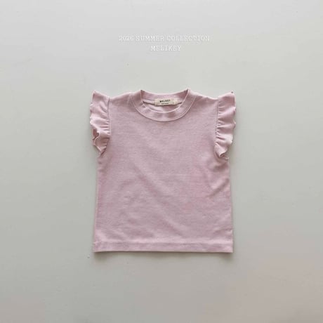 melikey/115. macaron fril T-shirt JS-JM