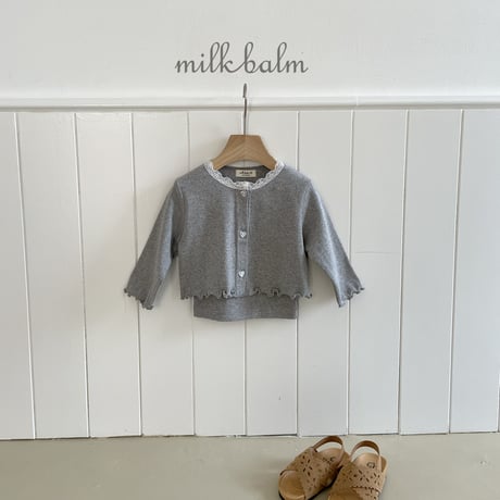 milkbalm/11. ailet sleeveless cardigan XS-XL