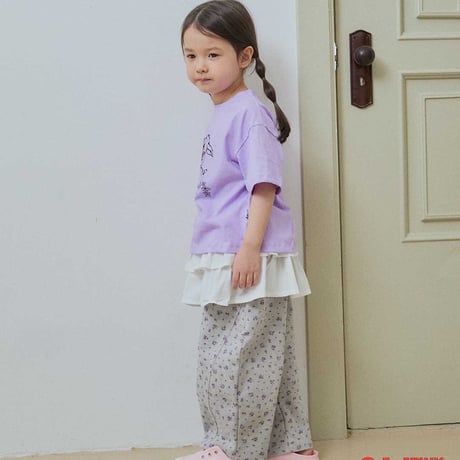 tinyhiker/37. mignon twil section flower pants XS-XL