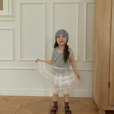 lindo/38. lace T sleeveless XS-XL