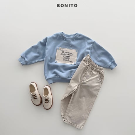 bonito/61. remember button man-to-man 12M-XL