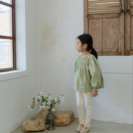 monatelier/23. shirring blouse S-2XL