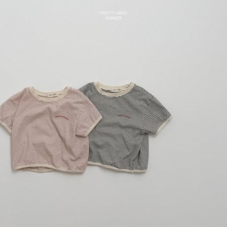 lindo/48. stripe T-shirt XS-XL