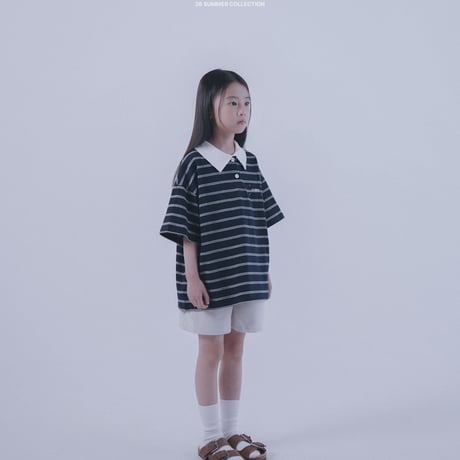 lilybooth/27. matin collar T-shirt S-XL