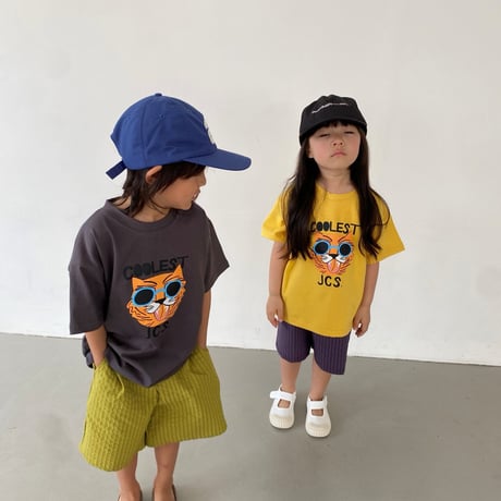 mikki/22. sunglasses tiger half t T-shirt ADULT