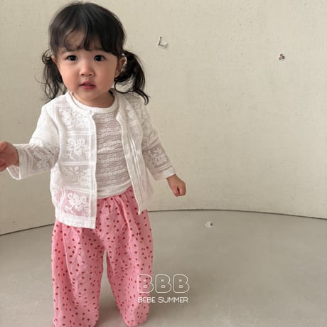 bellabambina/43. bebe lace half t T-shirt 12M-M