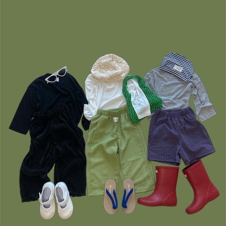 mikki/94. knee anna coming linen pants ADULT