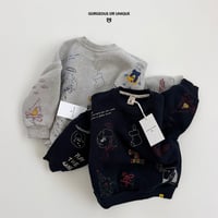 gou/77. cree man-to-man XS(2-3Y)-XL(6-7Y)