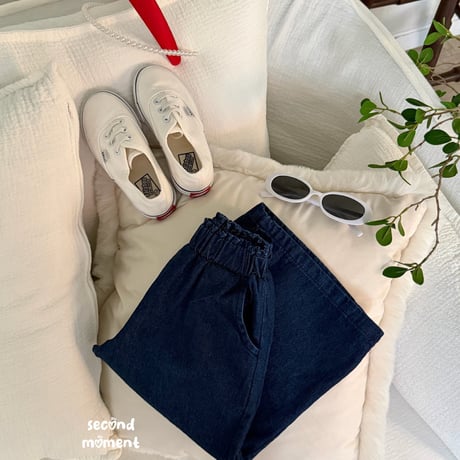 secondmoment/4. denim wide pants JS-JL