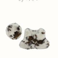 yogurtmansion/58. cow vest hat XS-XL