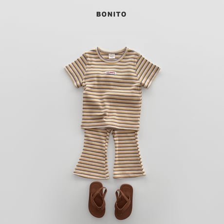 bonito/103. slim stripe set 12M-XL