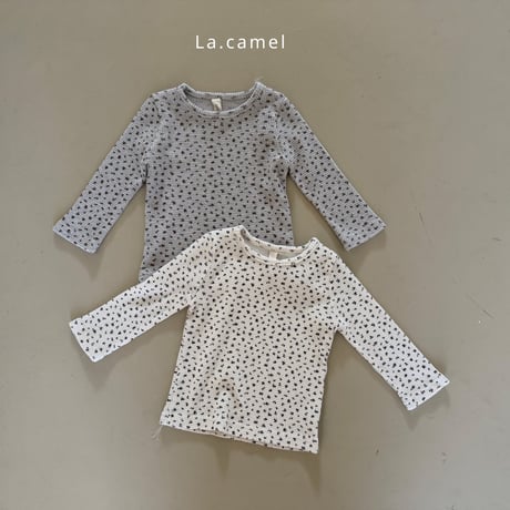 lacamel/1. eva waffle t XS-XL