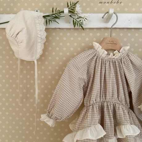 monbebe/2. vella one-piece S(1-2Y)-XL(7-8Y)