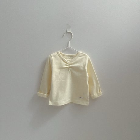 atomeme/1. Lily Shirring T S-XL