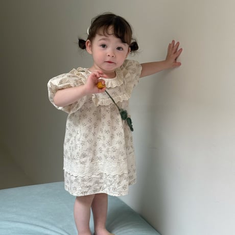 aiai/9. organic flora one-piece S(6M-2Y)-XL(4-5Y)