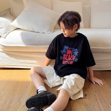 fromi/44. beach club T-shirt JS-JL