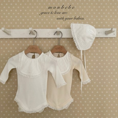 monbebe/35. bebe lace bonnet FREE(0-12M)