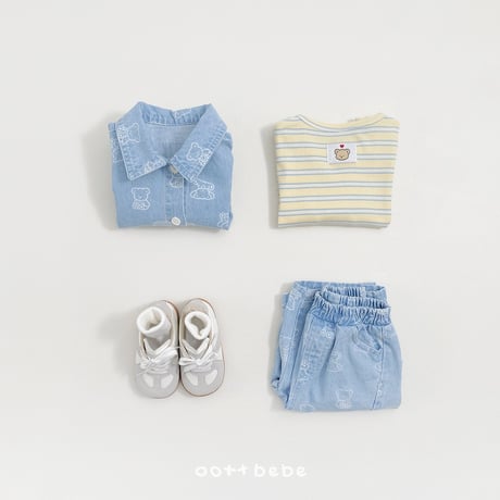 oottbebe/66. bear jacket XS(1-2Y)-XL(6-7Y)