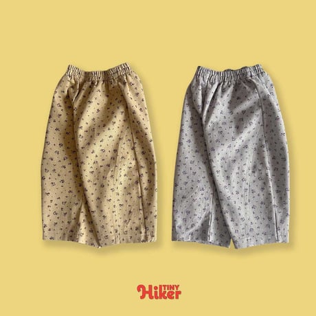 tinyhiker/37. mignon twil section flower pants XS-XL