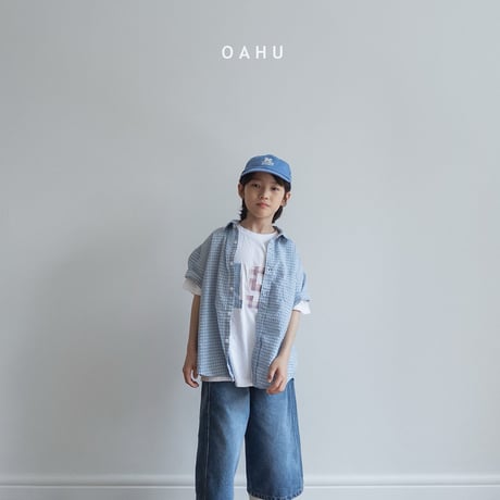 oahu/21. sheer check shirt S-XL