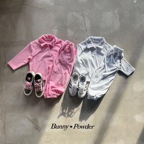 bunnypowder/117. terry collar T-shirt S-XL