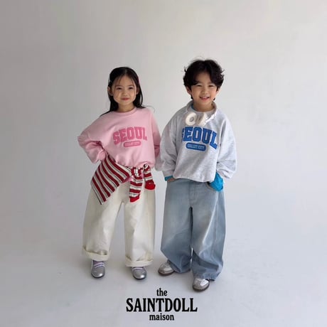 saintdoll/82. cloud denim pants ADULT