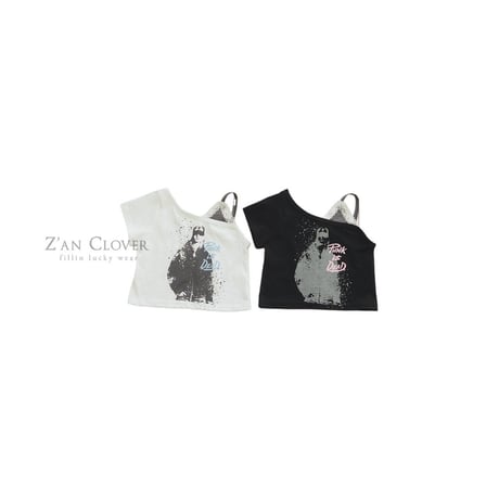 zanclover/68. lace strap T-shirt 13-19