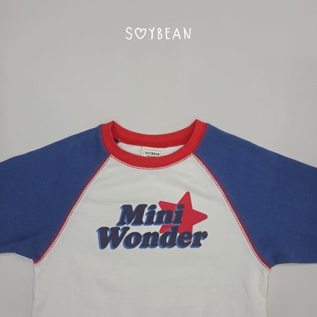 soybean/104. plan ) mini wonder raglan T-shirt XS-XL