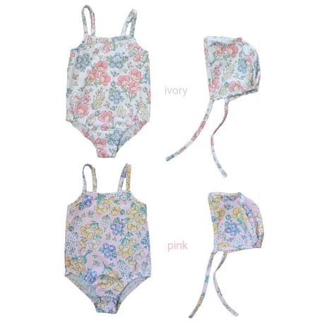 bymimi/80. flower swimsuit S-XL