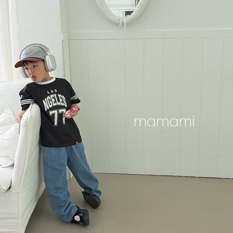 mamami/82. 77 mesh T-shirt XS-XL